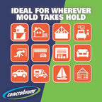 Concrobium Mold Control, 1 Gallon, Mold and Mildew Cleaner for Hard Surfaces, Helps Eliminate and Prevent Mold and Musty Odors, No Bleach Formula for Indoor and Outdoor Use