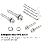 Buy now AETTLM6 M5 M4 M3 Nuts and Bolts Assortment Kit (660PCS) at indiglob india