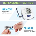 Replacement Extra Large Cuff for Omron BP Monitors 22-52CM Big Arm - Adjustable XL Blood Pressure Cuff, Includes 6 Universal Interface, Blood Pressure Monitors Large Cuff Compatible