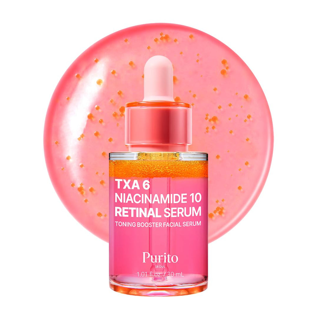 PURITO Retinol + Retinal Serum for Sensitive Skin, 1.01 fl.oz | Anti-Aging Facial Serum, Wrinkles & Fine Lines, Dual Retinoids with NAD+, Elasticity & Skin Texture, Korean Skincare