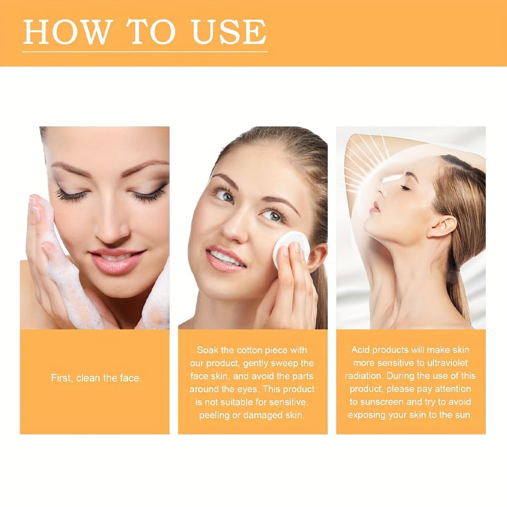 7% Glycolic Acid Exfoliating Toner, Gentle Exfoliating Toner, Smooth Skin, Restores Skin Vitality and Refreshing, Hydrating Formula, Pore Minimizer-240ml/8.44 fl.oz.