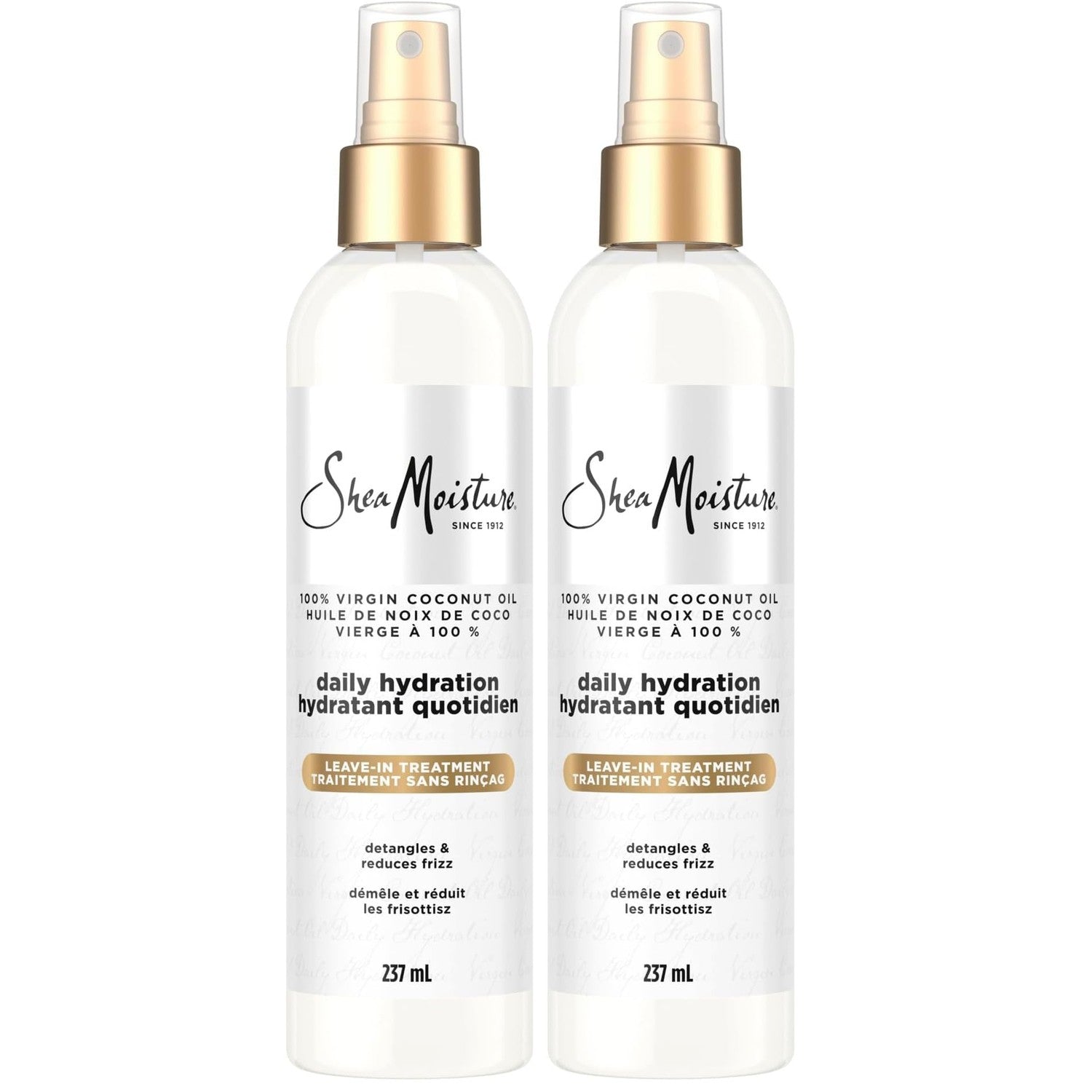 Shea Moisture 100% Virgin Coconut Oil Leave-in Treatment, 8 Ounce | For dry hair and curls - hydrates, softens, detangles, and improves manageability with 100% Virgin Coconut Oil.