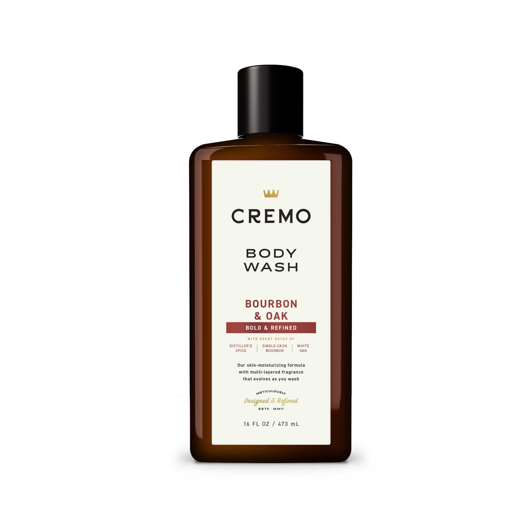 Buy now Cremo Body Wash Men, A Vintage Suede with Notes of White Moss and Rich Amber, 16 Fl Oz at indiglob india
