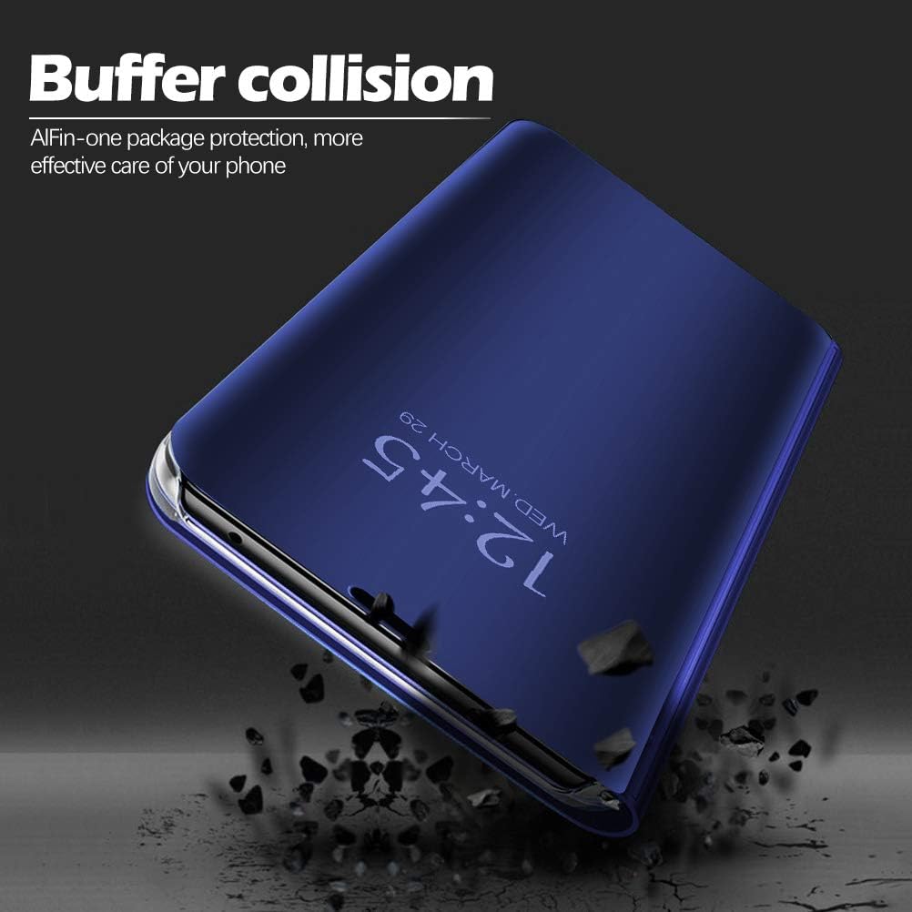 Buy now Compatible with Samsung Galaxy S23 Ultra Case Flip Leather Cover Clear S-View Mirror Shockproof Cover with Kickstand Anti-Scratch Protective Phone Cases Cover for Samsung S23 Ultra at indiglob india