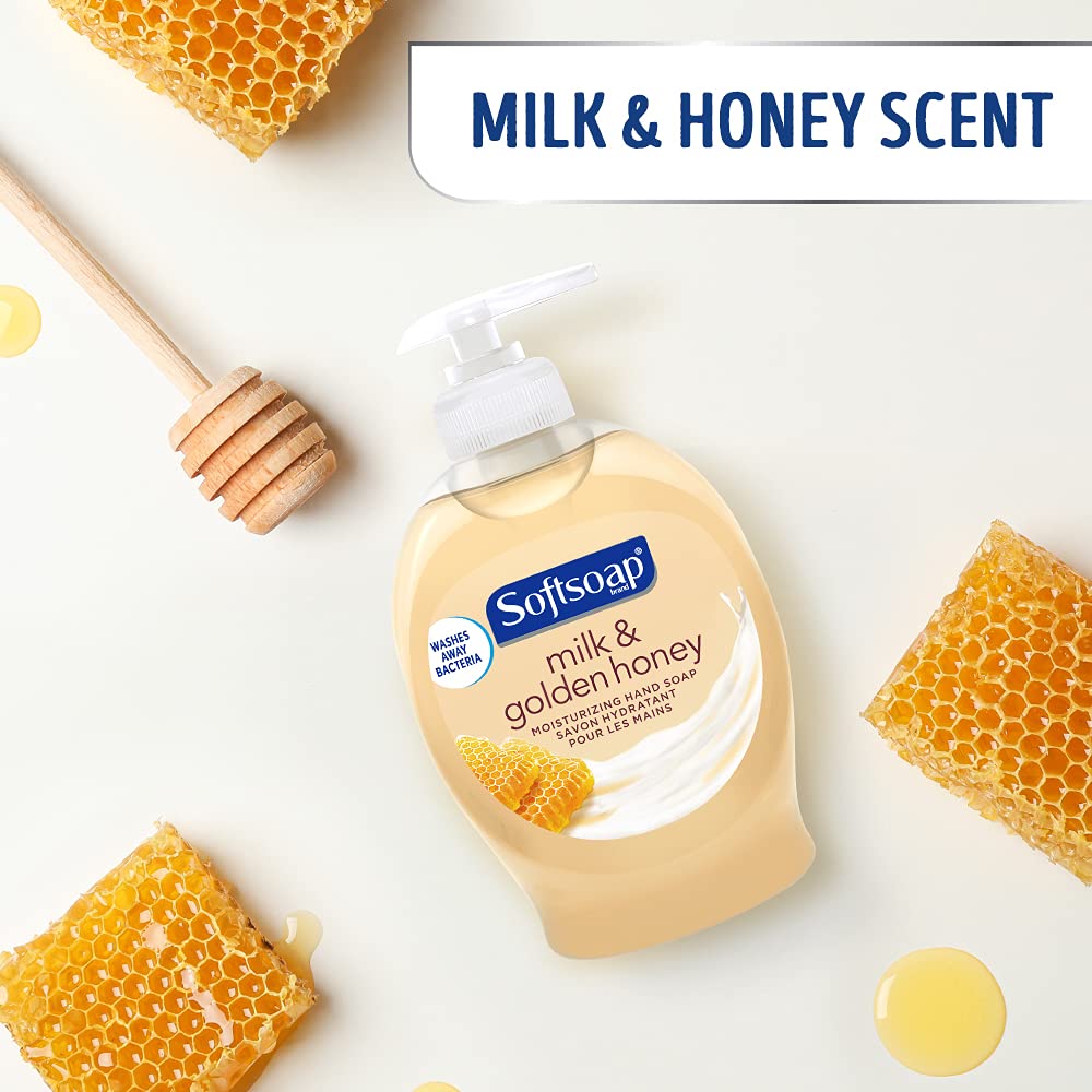 Buy now Softsoap Moisturizing Liquid Hand Soap, Milk and Honey, 7.5 Fluid Ounce, Pack of 6 (Package may vary) at indiglob india