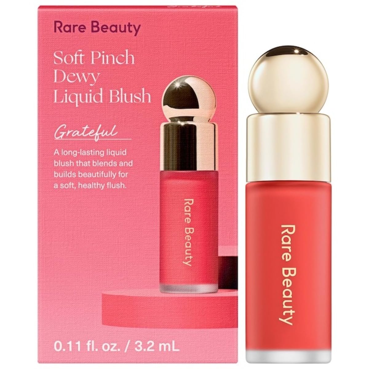 Buy now Rare Beauty by Selena Gomez Soft Pinch Liquid Blush Happy 0.11 Fl Oz (Pack of 1) Grateful at indiglob india