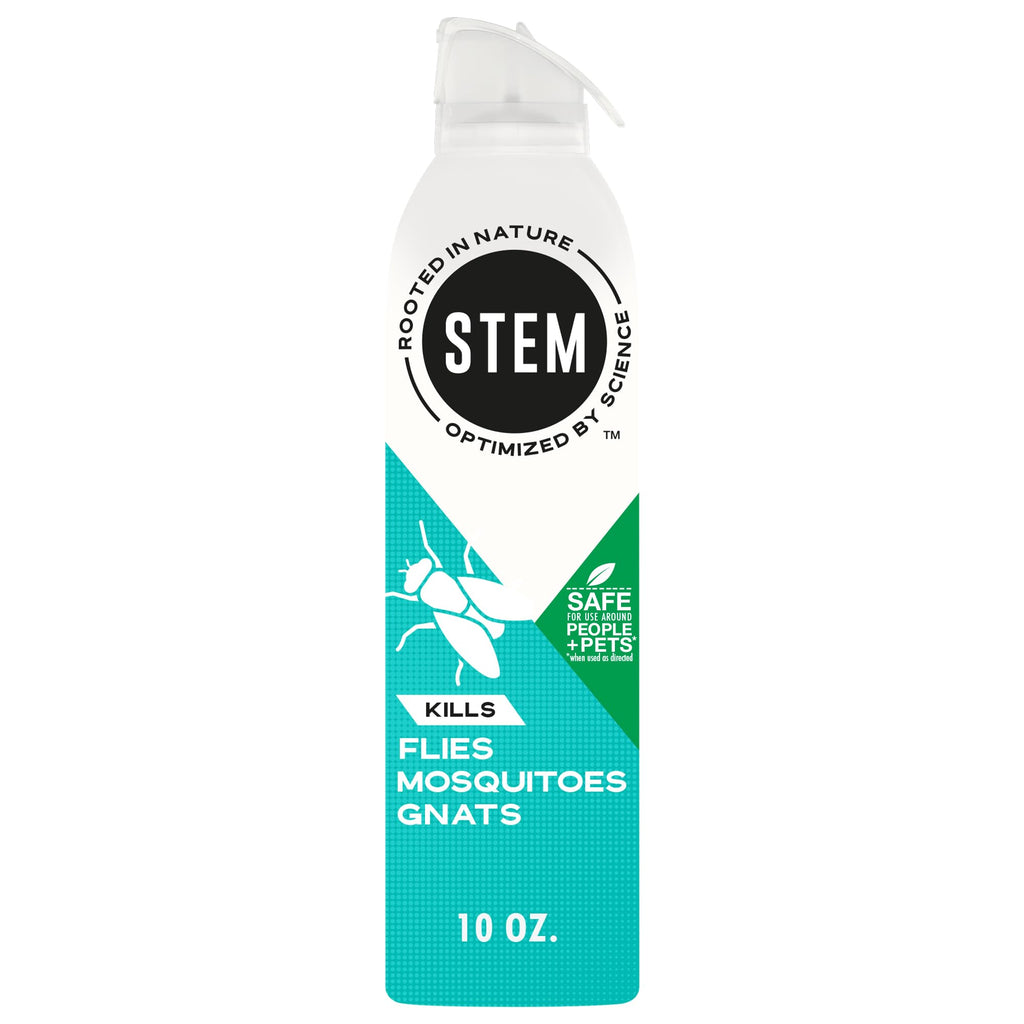 STEM Bug Spray Kills Flies, Mosquitoes, Gnats, Indoor & Outdoor, 10oz, 1pk
