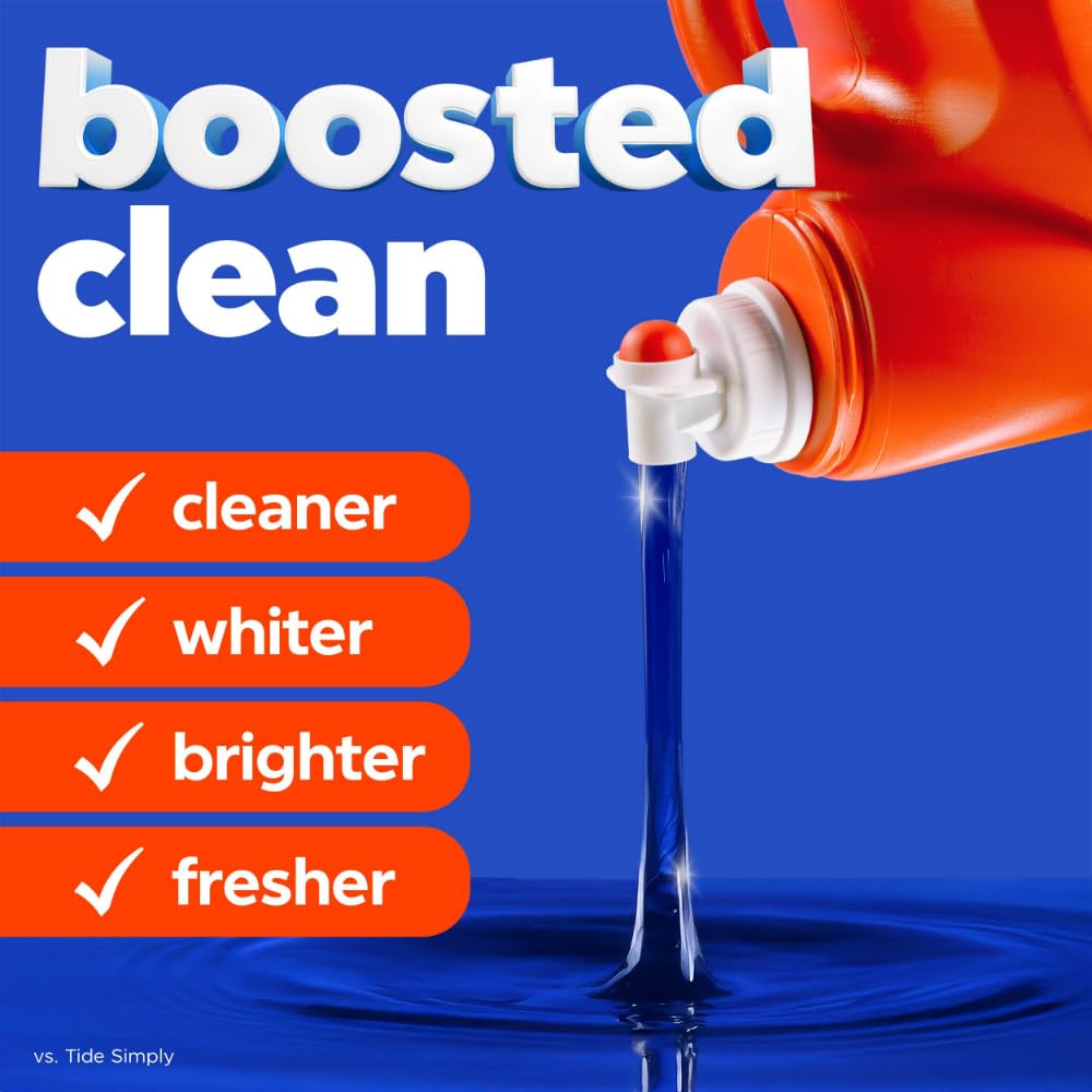Buy now Tide Laundry Detergent Liquid, Original Scent, 80 Loads, 105 FL OZ, Works on 100% of Common Stains, Laundry Soap, Liquid Laundry Detergent at indiglob india