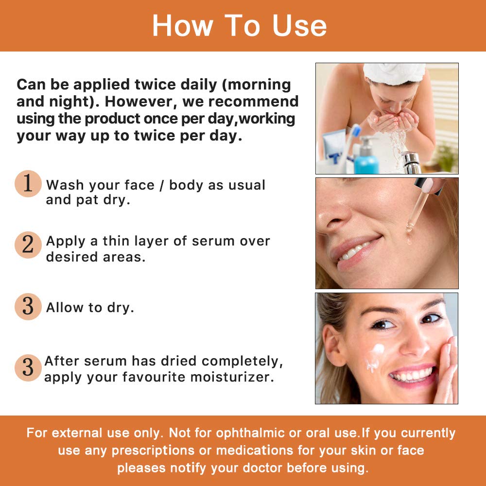 Buy now Premium 20% Vitamin C Serum For Face with Hyaluronic Acid, Retinol & Amino Acids - Boost Skin Collagen,Hydrate & Plump Skin, Anti Aging & Wrinkle Facial Serum at indiglob india