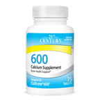 21st Century Calcium 600mg Tablets, Bone Strength Support, 400 Count | Calcium Carbonate, Compare VS. Caltrate® 600, Bone Strength & Density Support, Vegan-Friendly, For Men & Women