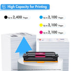 414A Toner Cartridges 4 Pack for HP 414A 414 414X MFP M479fdw M454dw M479
