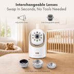Infant Optics DXR-8 PRO Add-on Camera (Not Compatible with DXR-8), White