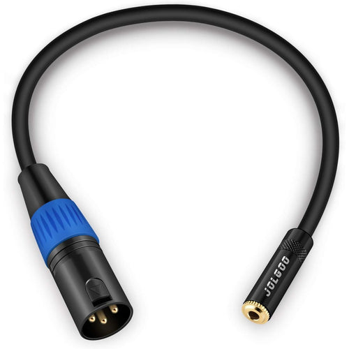 Buy now 3.5mm Female to XLR Male Stereo Audio Adapter Cable, 1/8 inch Mini Jack Female to XLR Male Adapter Cable, 1 Feet at indiglob india