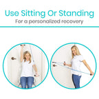 Buy now Vive Shoulder Pulley for Physical Therapy - Rotator Cuff Pain Pulley System - Over Door Rehab Exerciser - With Durable Metal Pulley & Comfortable Padded Handles at indiglob india