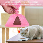 Poop Bags Rolls 256 Count - 9x13 Inches Pink Thickened Leakproof Lavender scent Poo Bags for Dogs, Pet Waste Bags for Walking, Home, Travel