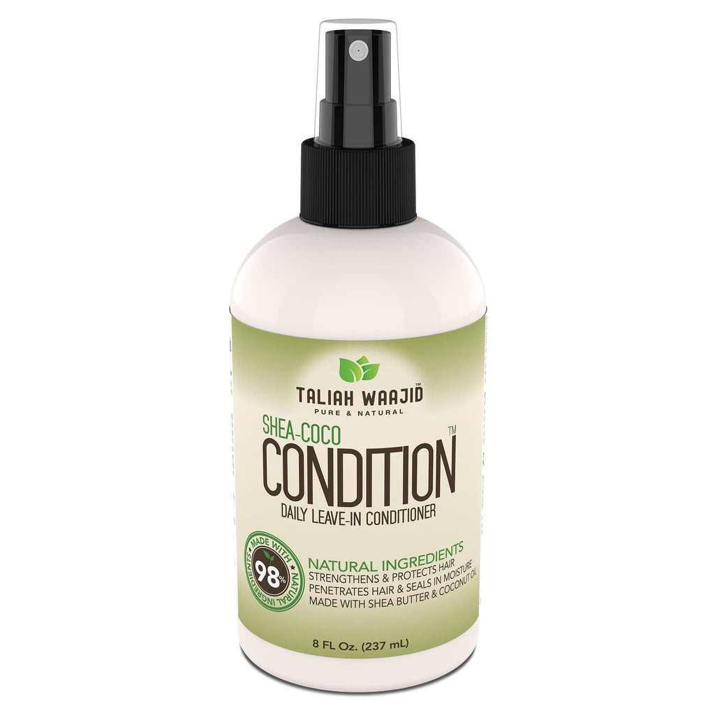 Buy now Taliah Waajid Shea-Coco Daily Leave-In Conditioner – 8oz – Moisturizing Detangler for Natural Curly, Kinky & Wavy Hair – Lightweight Hydration with Shea Butter & Coconut. at indiglob india