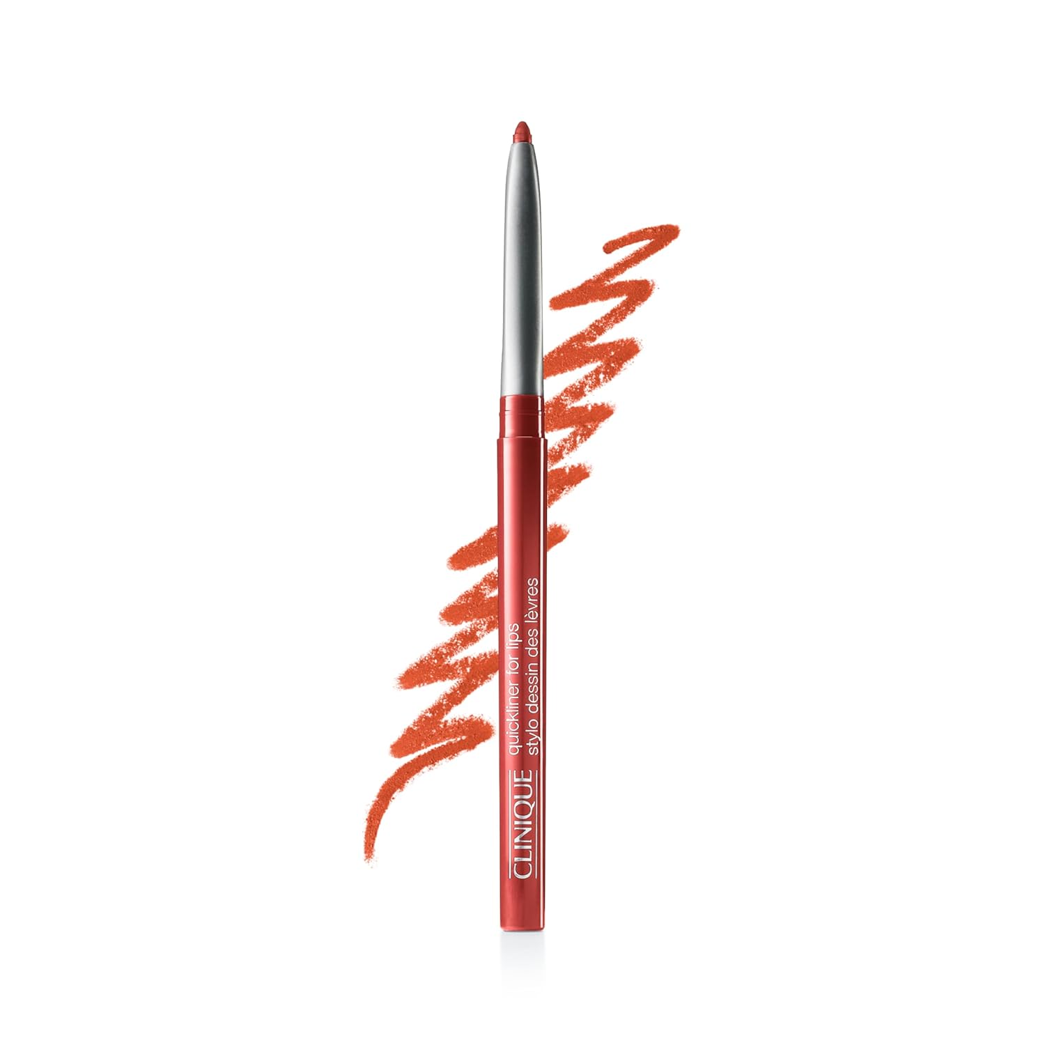 Buy now Clinique Long Lasting Quickliner Lip Liner | Non-Drying + No Sharpening | Available in 19 Shades | Now In Black Honey, Pink & Nude Honey Intense Cayenne at indiglob india