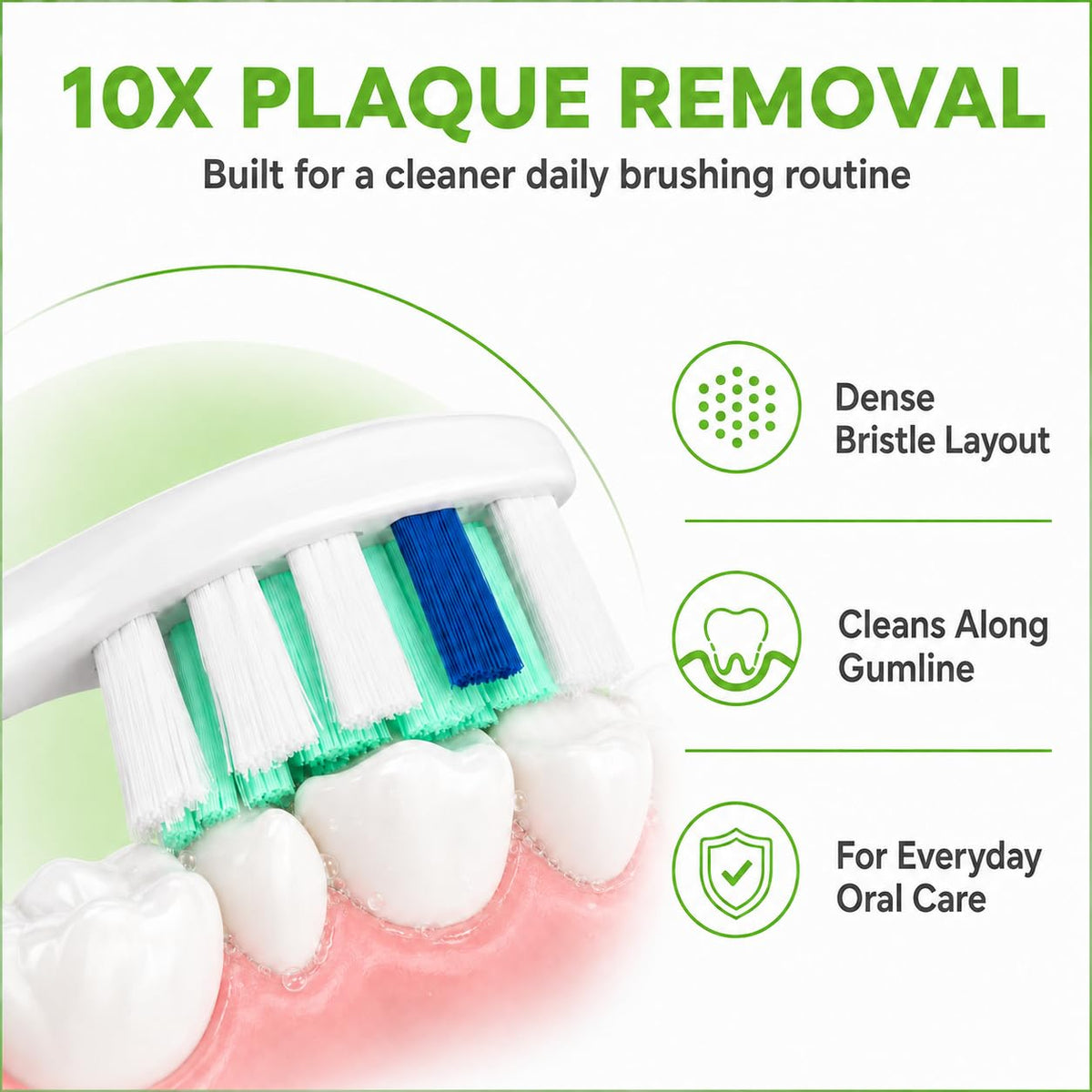 Replacement Toothbrush Heads for Philips Sonicare 8-Pack