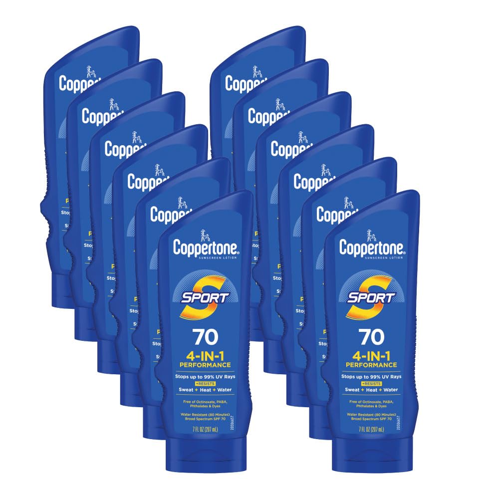Buy now Coppertone SPORT Sunscreen Lotion Broad Spectrum SPF 50 (3 Fluid Ounce) (Packaging may vary) at indiglob india