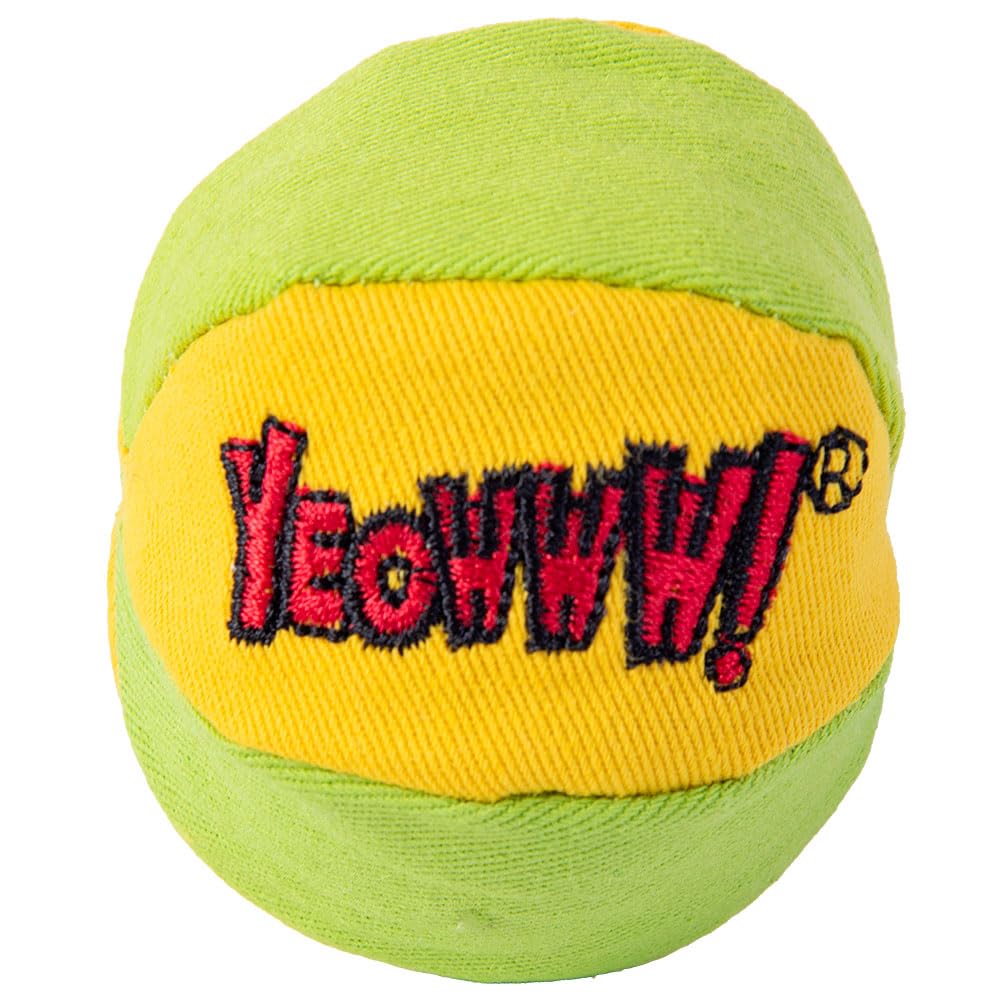 Yeowww! Catnip My Cats Balls Toys for Cats - 3-Pack - Durable Cotton Twill - Made in the USA - Stuffed with Organically Grown Catnip