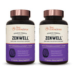 Live Conscious KSM-66 Ashwagandha Supplement w/L Theanine & AlphaWave - ZenWell Everyday Stress Relief, Cognitive, Brain Health - Ashwagandha for Men & Women - 60 Capsules