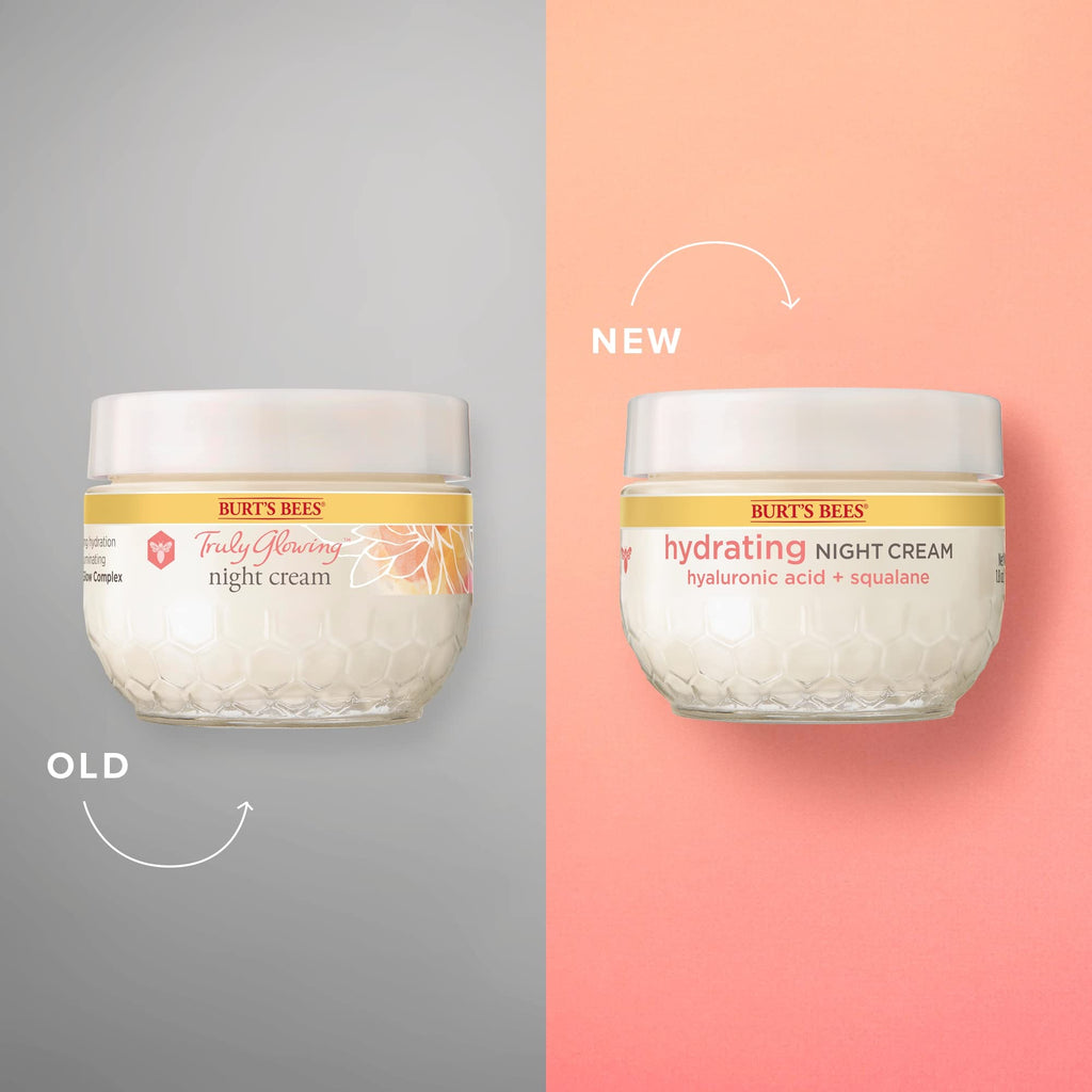 Buy now Burt's Bees Truly Glowing Night Cream Unisex 1.8 oz, White (I0115908) at indiglob india