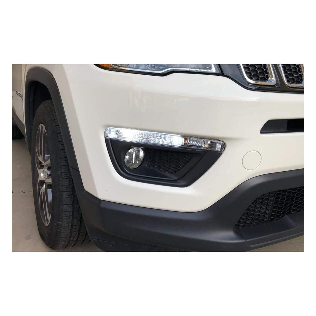 Buy now iJDMTOY White 15-SMD High Power Replacement Bulbs Compatible With Jeep 2017-2020 Compass D.R.L at indiglob india
