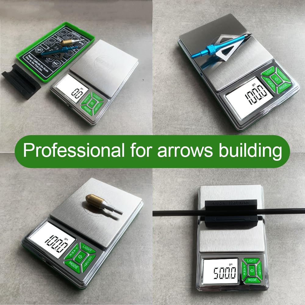 Arrow Scale Digital Grain, Archery Scale, 6 Weighing Units