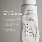 Dr.Althea 345 Relief Cream & Mist Duo, Korean Vegan Skin Care Set | Soothing Recovery & Moisture for Sensitive Skin, Daily Post-Acne Moisturizer, Versatile Hydration Mist Spray