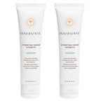 INNERSENSE Organic Beauty - Hydrating Cream Hairbath Shampoo (2oz, 2-Pack) | Hydrates Dry, Coarse + Damaged Hair | Smooths Frizz, Restores Shine + Bounce | Sulfate-Free, Non-Toxic, Clean Haircare