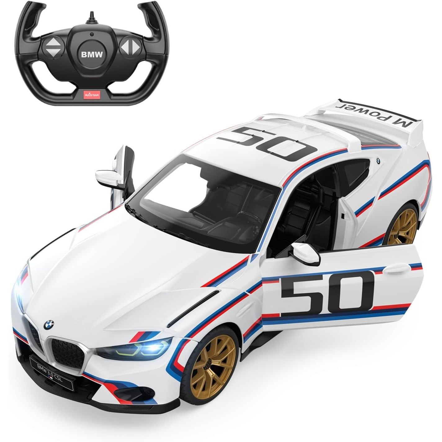 Buy now RASTAR BMW i8 RC Car BMW i8 1/24 Remote Control Car, BMW Toy Car - Silver 41640 3.0 CSL at indiglob india