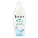 Jergens Daily Moisture Body Lotion For Dry Skin, 21 fl oz | Silk Proteins, Citrus Extracts, Instantly Relieves Roughness, Smooths Texture, Long-Lasting Moisture