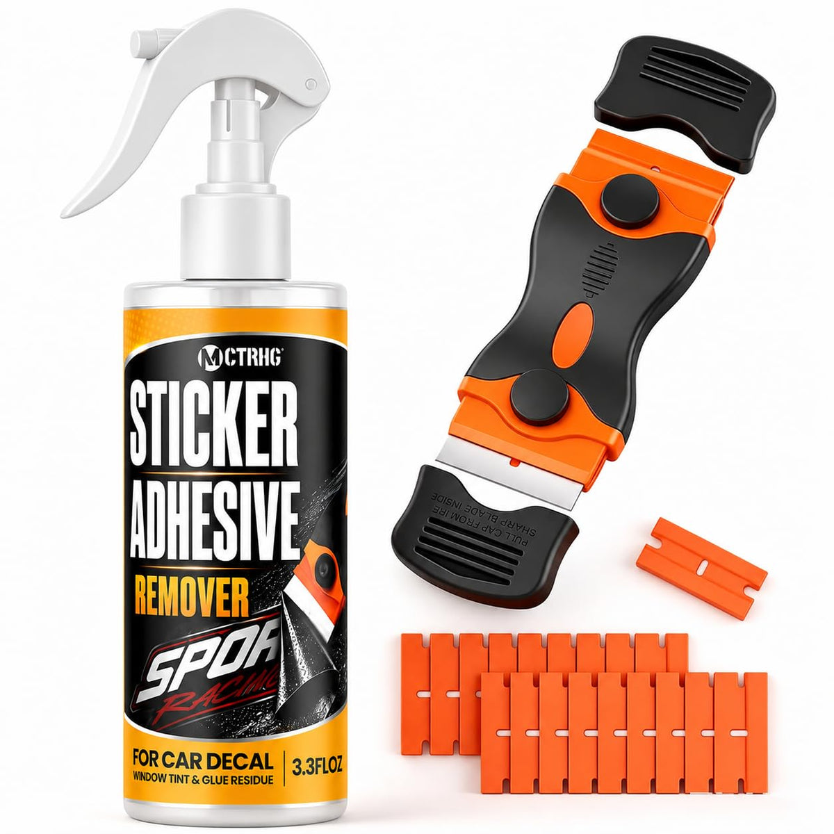 Adhesive Sticker Remover for Removing Car Decal, Window Tint, Glue Residue