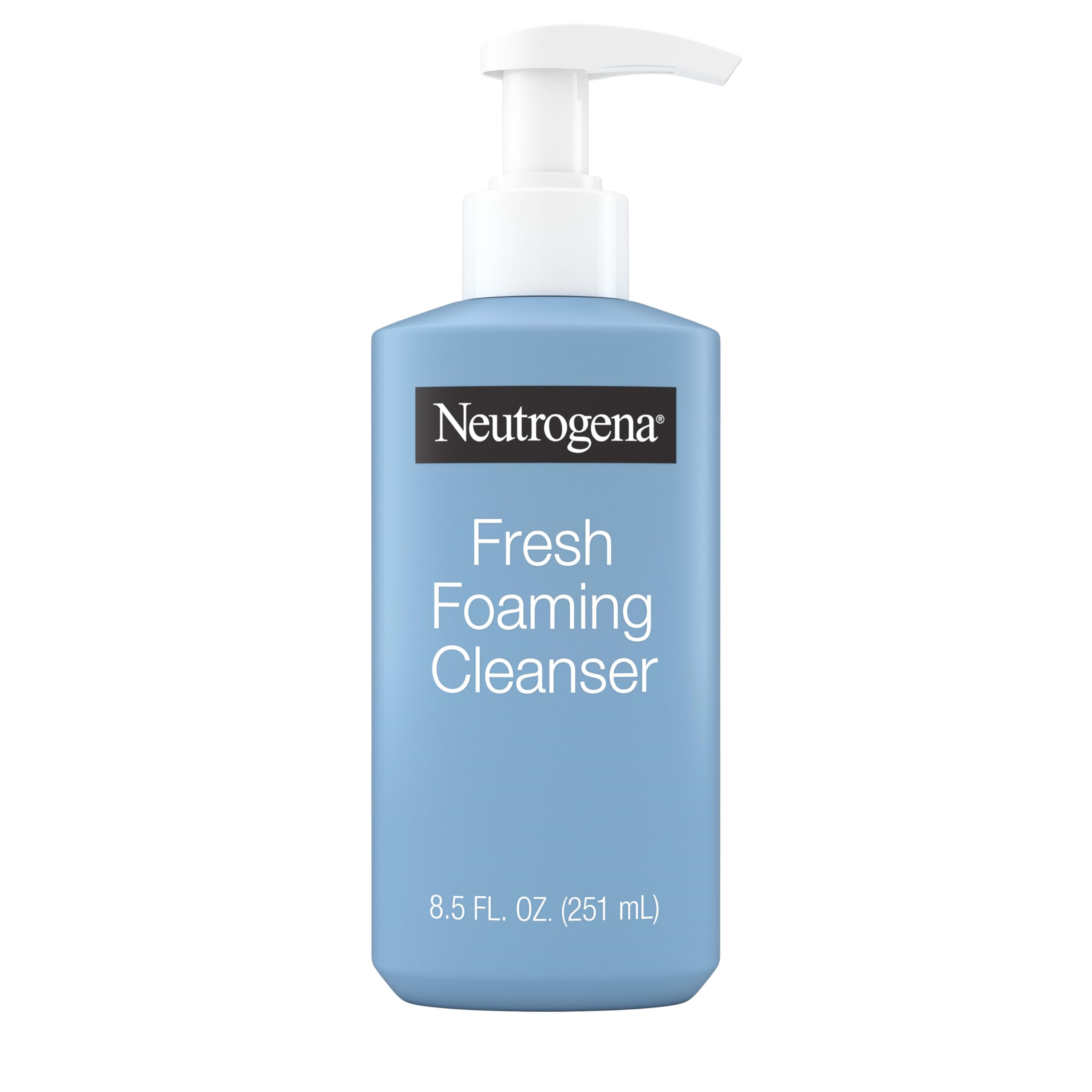 Buy now Neutrogena Fresh Foaming Facial Cleanser, All-In-One Makeup Remover Face Wash for Nor-mal to Oily Skin Deeply Cleanses & Removes Waterproof Makeup, Soap-Free, Non-Comedogenic, 8.5 fl. oz at indiglob india