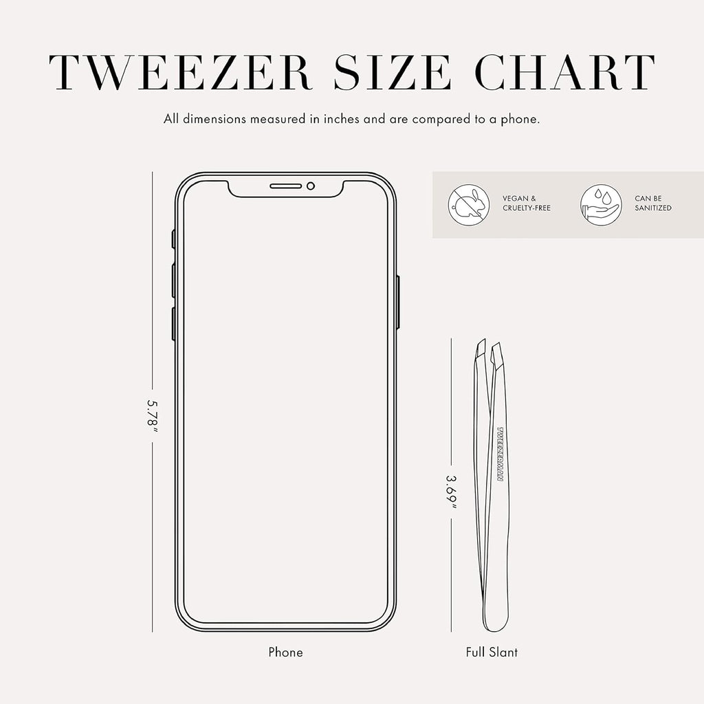 Buy now Tweezerman Stainless Steel Slant Tweezer - Eyebrow Tweezers for Women and Men (Sky Blue) at indiglob india