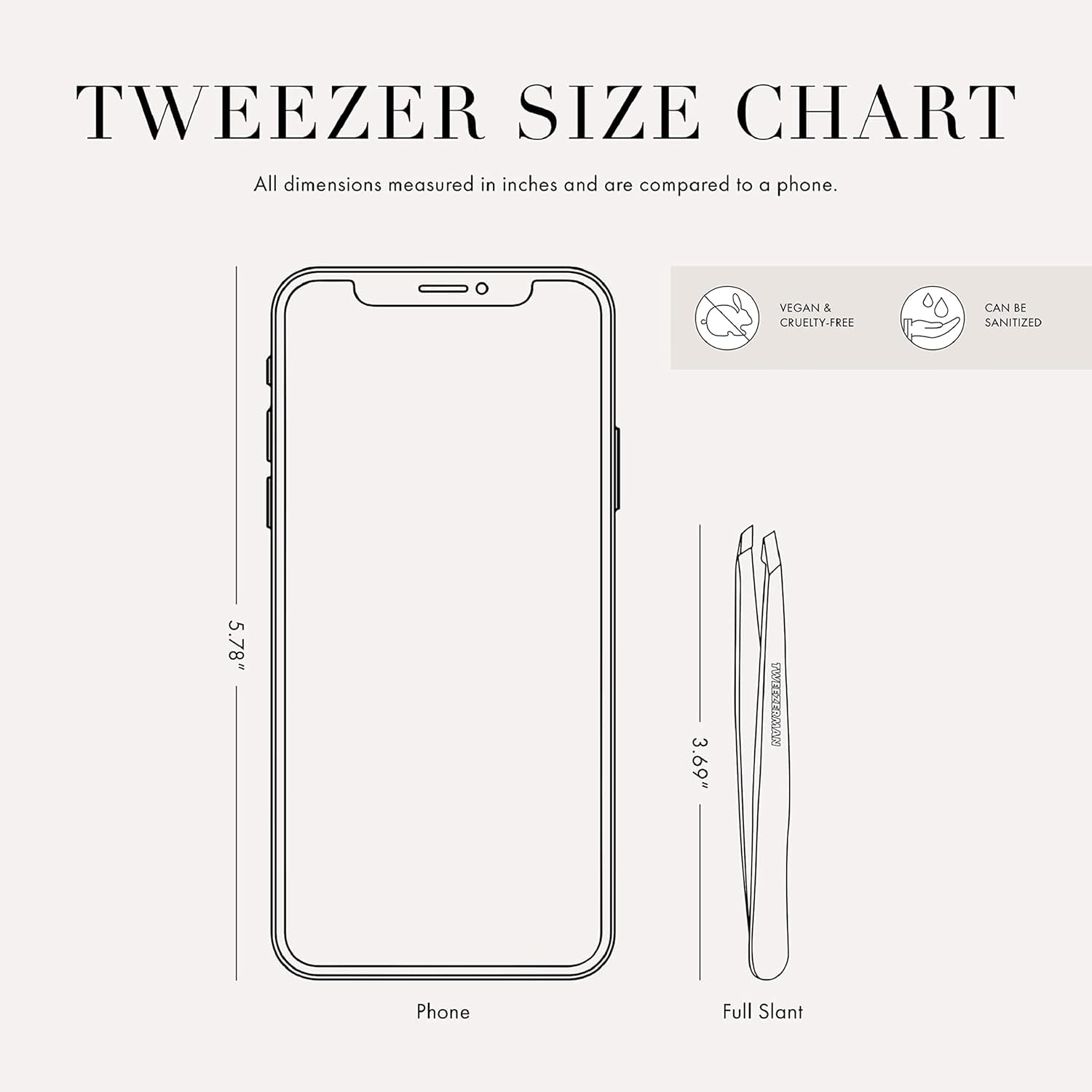 Buy now Tweezerman Stainless Steel Slant Tweezer - Eyebrow Tweezers for Women and Men (Sky Blue) at indiglob india