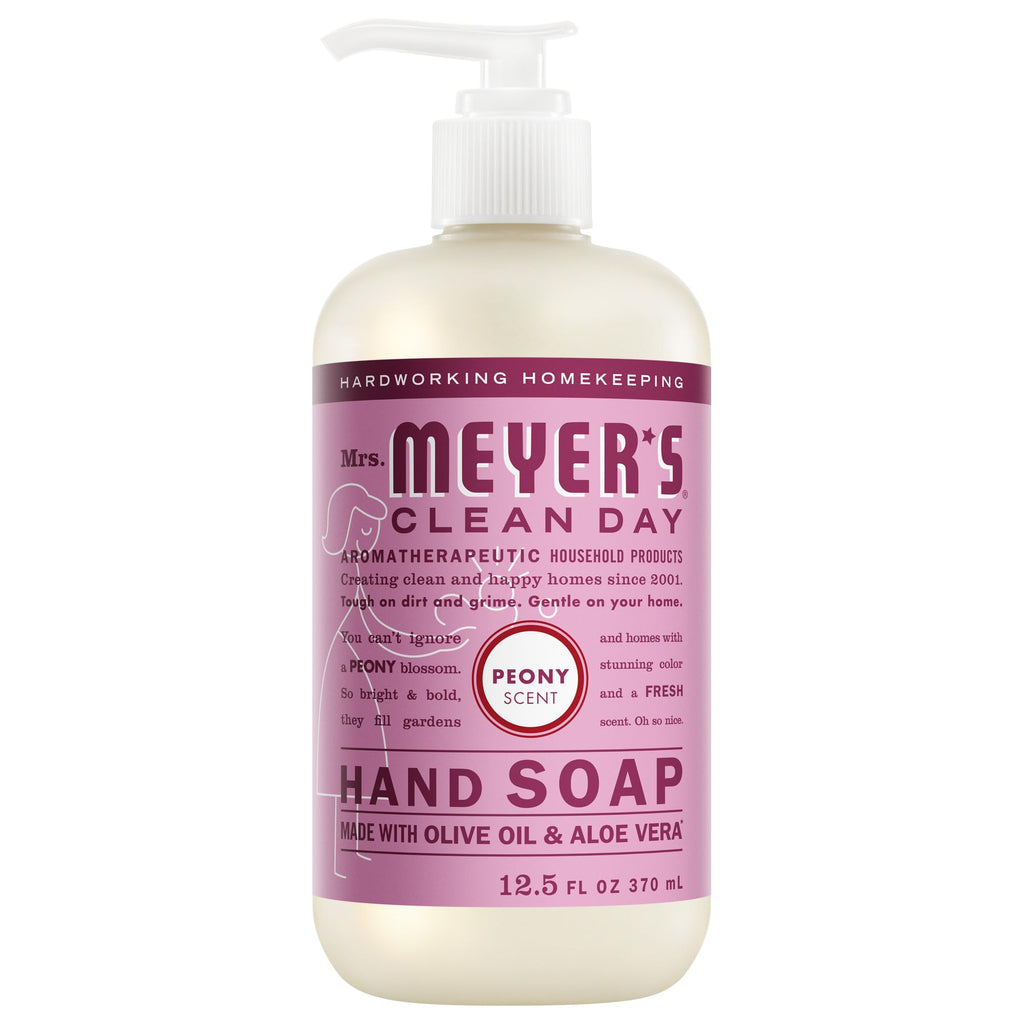 Buy now MRS. MEYER'S CLEAN DAY Hand Soap, Made with Essential Oils, Peony, 12.5 fl. oz at indiglob india