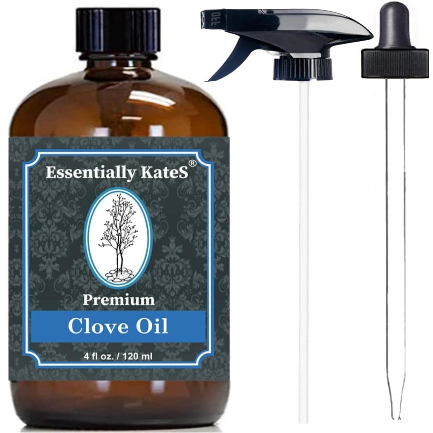 Buy now Peppermint Essential Oil 4 oz. with Huge Glass Bottle, Glass Dropper, and Sprayer. Detailed User's Guide E-Book. Skin Care, Garden Care, and Hair Care. Clove Oil at indiglob india