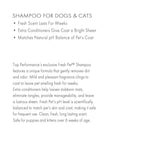 Top Performance Fresh Pet Shampoo, 1-Gallon,Black