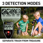 Buy now National Geographic PRO Series Metal Detector - Ultimate Treasure Hunter with Pinpointer, Large Waterproof 10" Coil - Lightweight and Collapsible for Easy Travel (Amazon Exclusive) at indiglob india