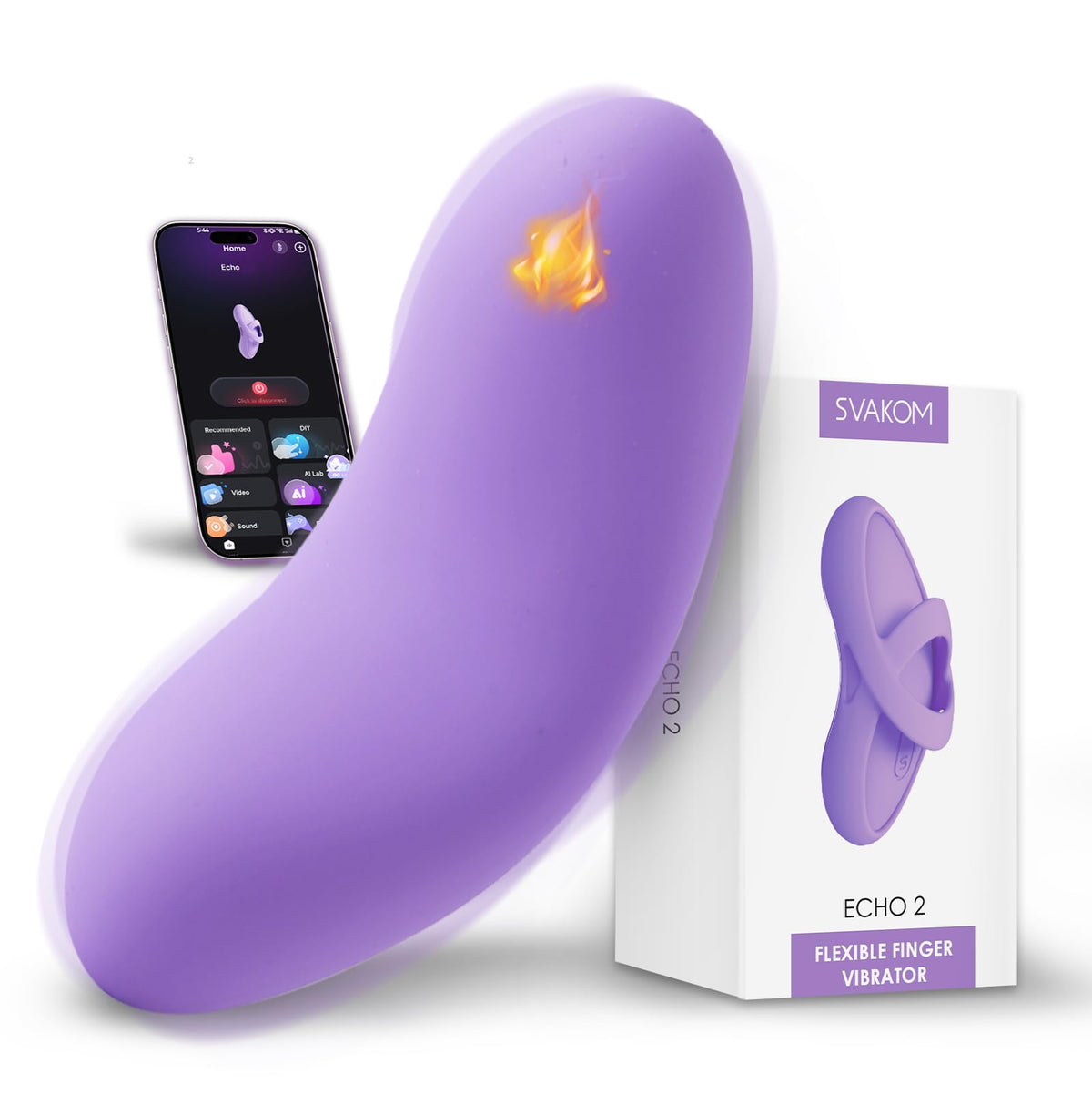 SVAKOM Wearable Vibrator Sex Toys APP Remote Heated Vibrating Panties