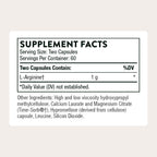 THORNE L-Arginine, Sustained Release Formula, 120 Capsules | Supports Heart Health, Nitric Oxide Production, Exercise Capacity & Optimal Blood Flow*, Gluten-Free, NSF Contents Certified