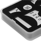 Buy now Central Control Panel Button, 7pcs Central Control Gear Shift Panel Button Cover Sticker Button Frame Cover Decal Trim Replacement for XF 2012?2015 Silver at indiglob india