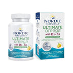 Nordic Naturals Plant-Based Omega-3 D3+K2, 1210mg, Vegan Softgels - 60 Count