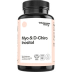 Wholesome Story Myo-Inositol & D-Chiro Inositol Supplement for Women | Fertility Supplements for Hormonal Balance & Ovarian Health Support | Myoinositol | Ideal 40:1 Ratio | 30 Servings