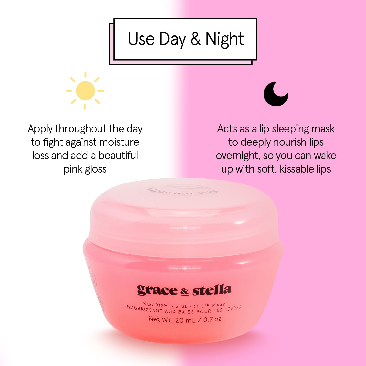 grace & stella Award Winning Lip Butter - Hydrating Lip Balm (3 - Pack) | Nourishing Lip Mask Travel Essentials, Travel Size Toiletries, Birthday Gifts for Women & Teens - Overnight Lip Repair -Vegan