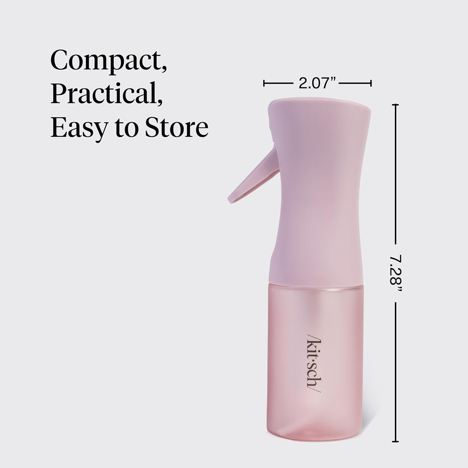 Buy now Kitsch Spray Bottle for Hair - Continuous Water Mister with Ultra Fine Mist for Hairstyling, Barbers, Salons, Cleaning, Plants, Versatile Spray Bottles - Made from Recycled Plastic - Sheer Violet, 5oz at indiglob india