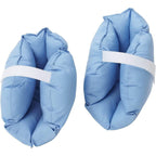 Buy now DMI Heel Cushion Protector Pillow to Relieve Pressure from Sores and Ulcers, Foot Pillow, FSA HSA Eligible, Adjustable in Size, Blue, White, Sold as a Set of 2 at indiglob india