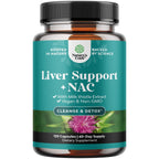 Liver Support NAC Supplement with Milk Thistle for Liver Cleanse Detox & Repair - N Acetyl Cysteine Supplement for Liver Cleanse with Turmeric, Choline, Dandelion & L-Glutathione - 60 Count