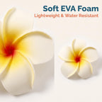 10Pcs Multicolor Hawaii Plumeria Flower Clips Hawaiian Flowers Hair Barrettes Beach Party Hair Clips Artificial Tropical Flower Hairpins for Wedding Hair Accessories (7cm)